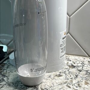 SodaStream White Sparkling Water Maker Bottle